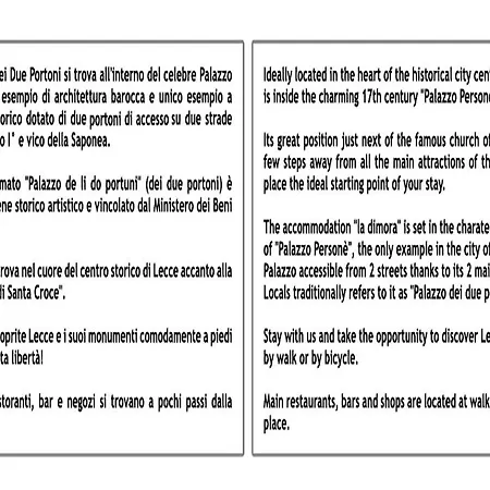 Dei Due Portoni Storica ليتشي